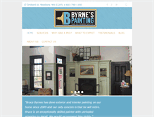 Tablet Screenshot of byrnespaintingnh.com